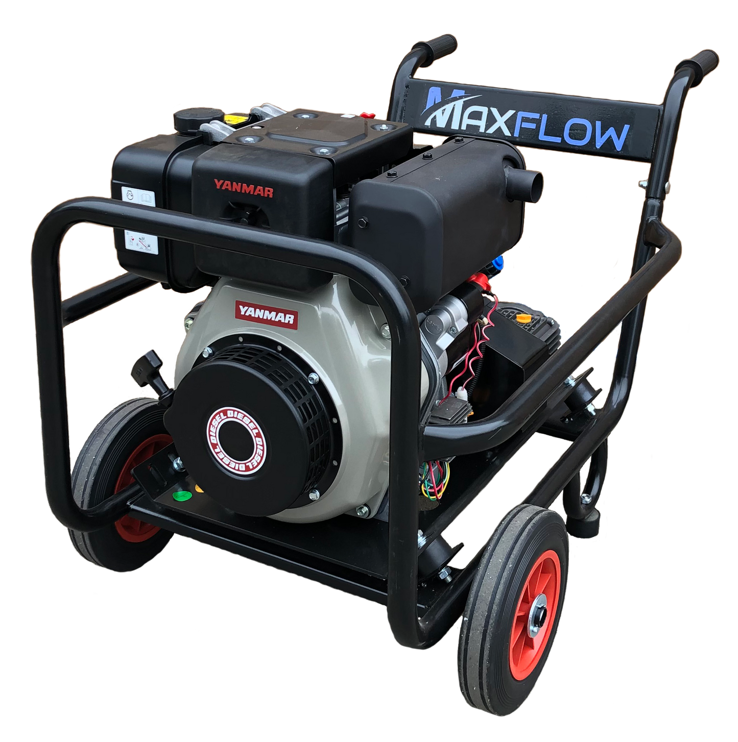 Maxflow Yanmar L100-V Diesel Pressure Washer – 15 LPM 200 Bar / 3000 PSI
