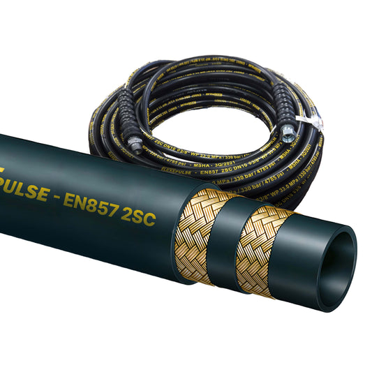 10m High Pressure Washer Hose 330 Bar – 3/8" Male x Female | Maxflow Flexepulse