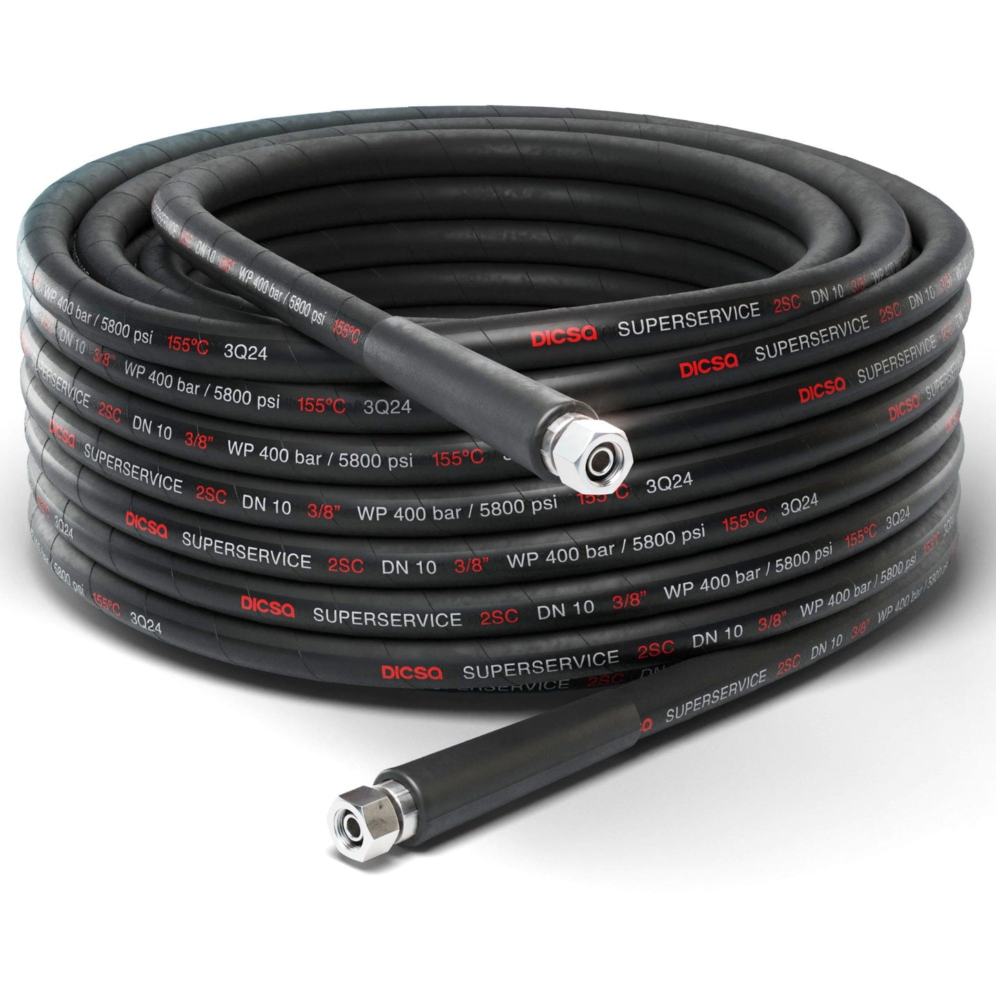 10m Commercial Pressure Washer Hose –  High Pressure Replacement Hose