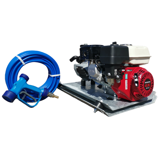 Maxflow SOFTMAX Honda GX200 Petrol Softwash System – 40 LPM Skid Frame