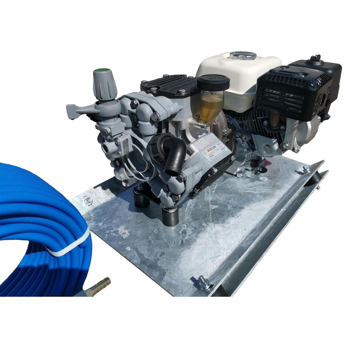 Maxflow SOFTMAX Honda GX200 Petrol Softwash System – 40 LPM Skid Frame