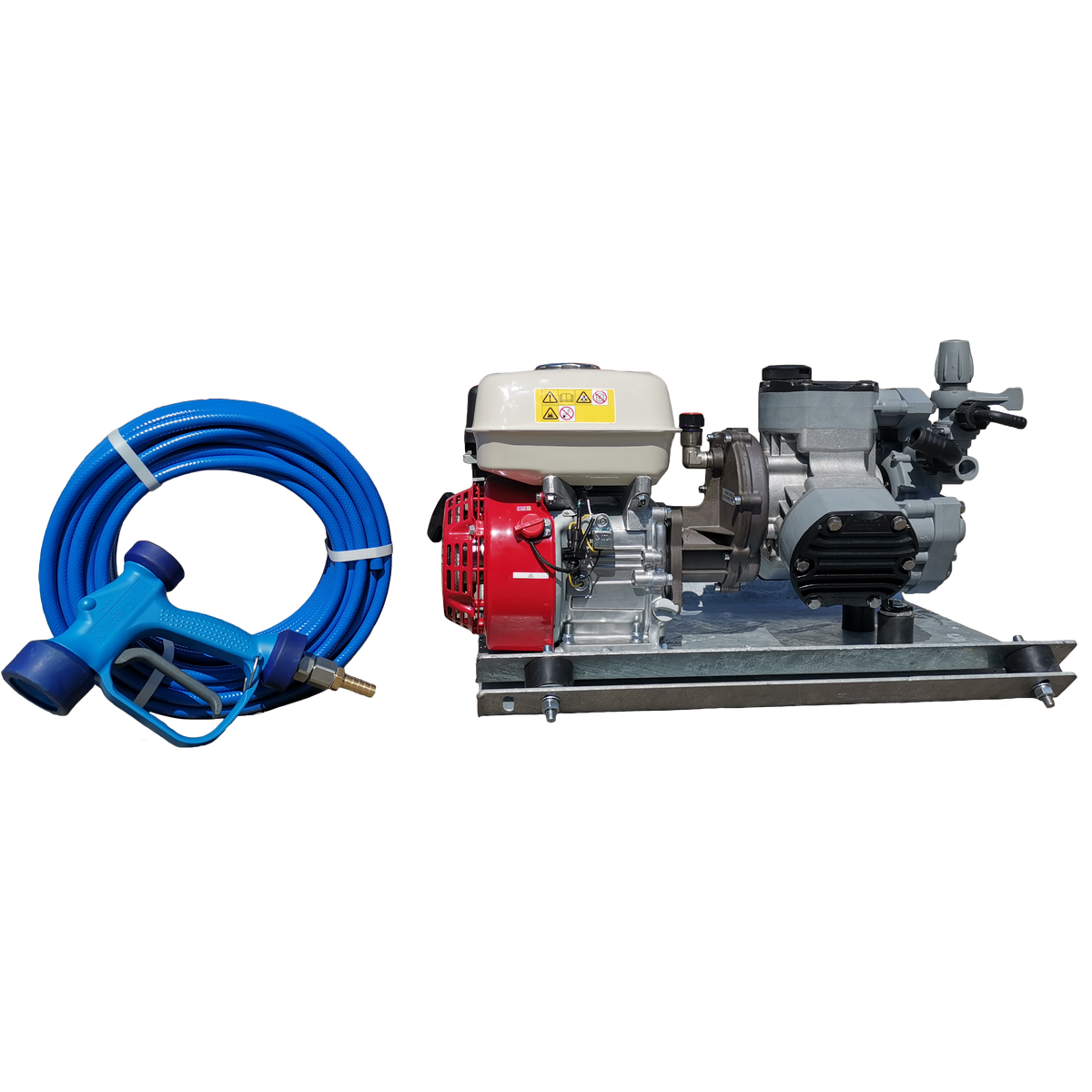 Maxflow SOFTMAX Honda GX200 Petrol Softwash System – 40 LPM Skid Frame