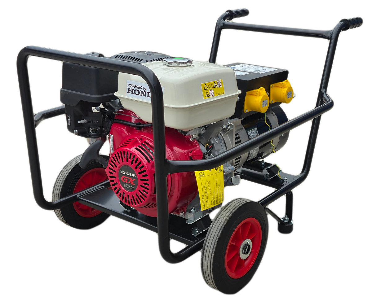 Maxflow Honda GX270 5.0 kVA Petrol Generator – Trolley Frame