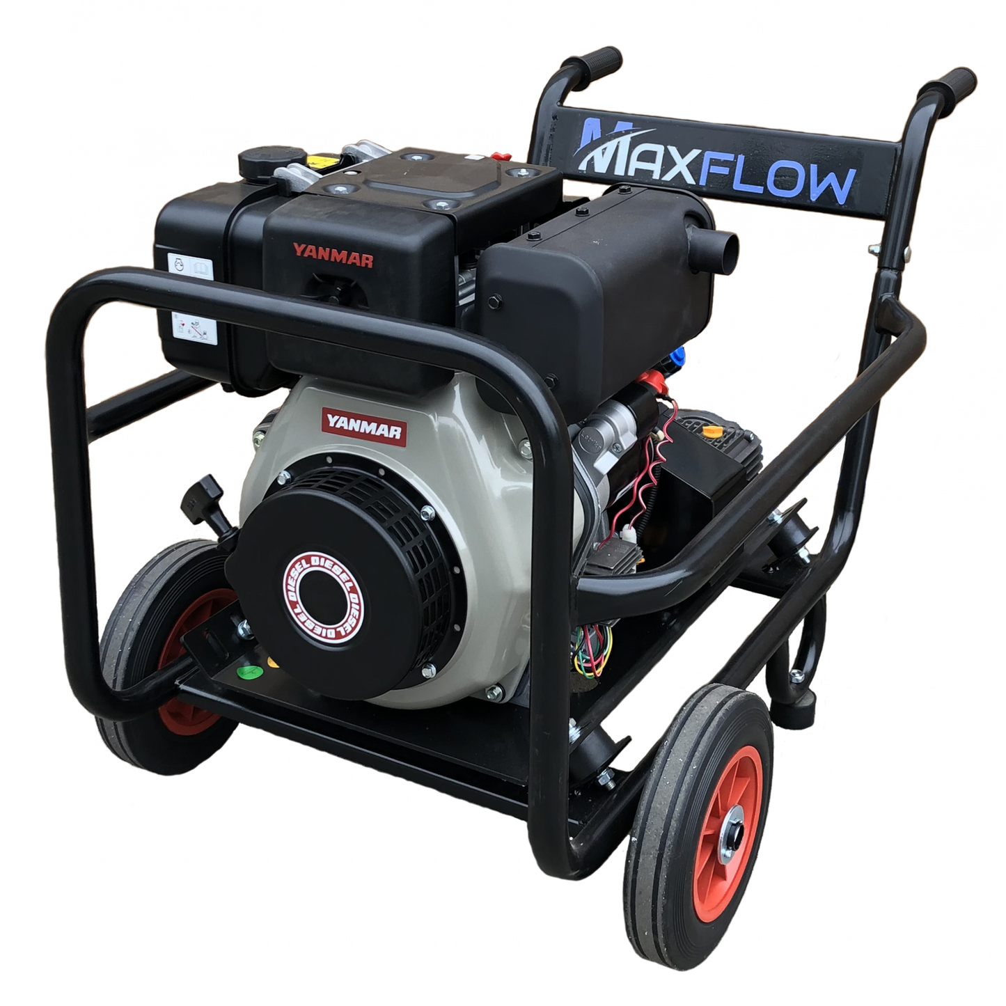 Maxflow Yanmar L100-V Diesel Pressure Washer – 15 LPM 200 Bar / 3000 PSI