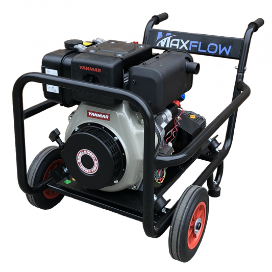 Maxflow Yanmar L100-V Diesel Pressure Washer – 15 LPM 200 Bar / 3000 PSI